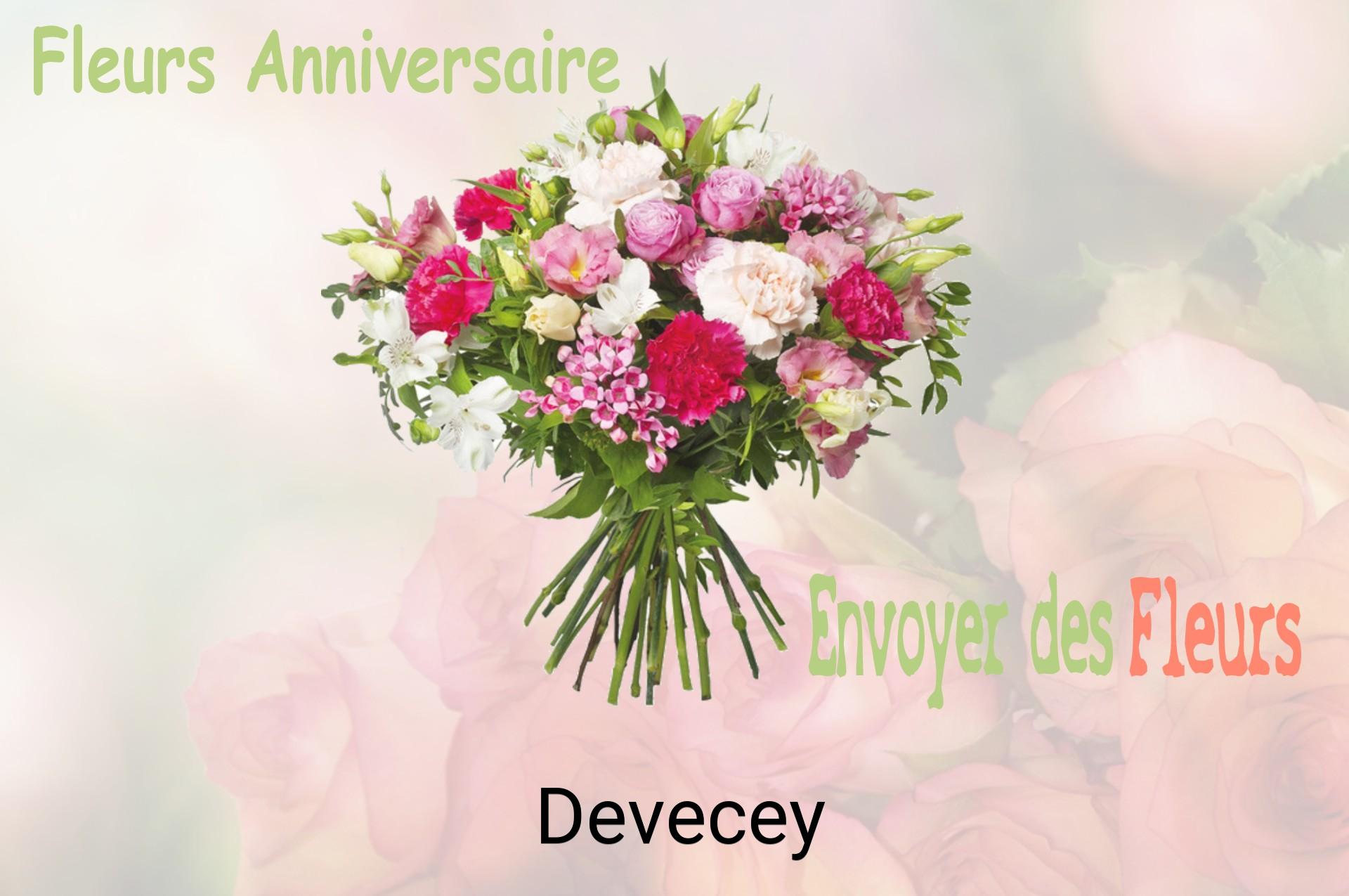 Bouquet de fleurs d’anniversaire livré à Devecey